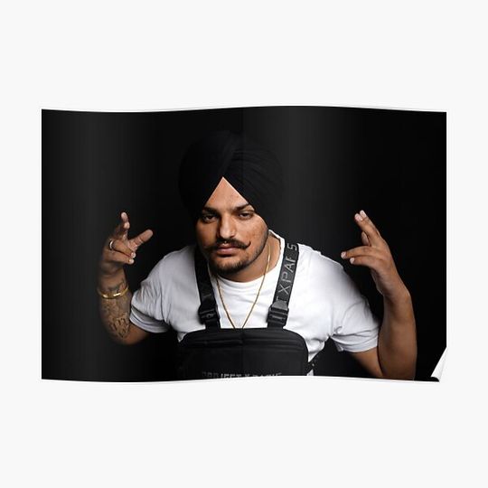 Discover Sidhu moose wala Premium Matte Vertical Poster