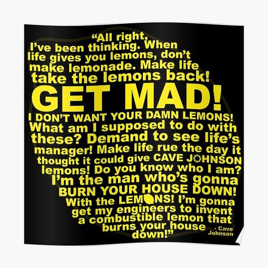 Discover When life gives you lemons Premium Matte Vertical Poster