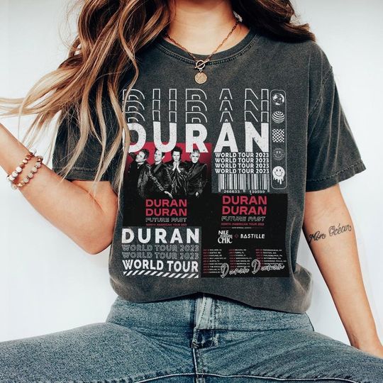 Discover Duran Duran Music Shirt, Vintage North American Tour 2023 Shirt
