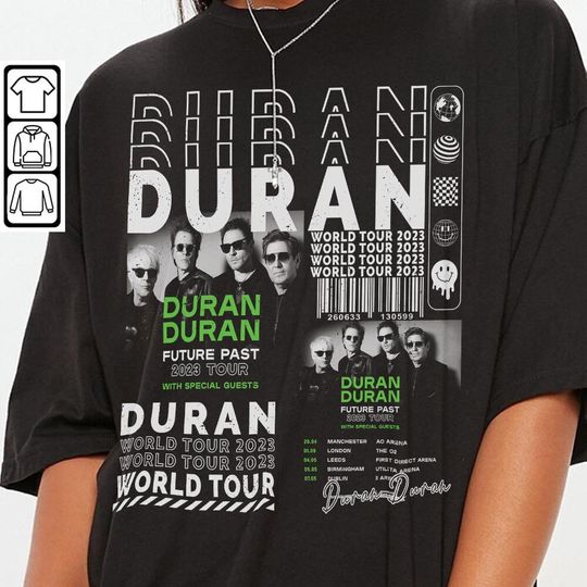 Discover Duran Duran Music Shirt, Vintage North American Tour 2023 Shirt