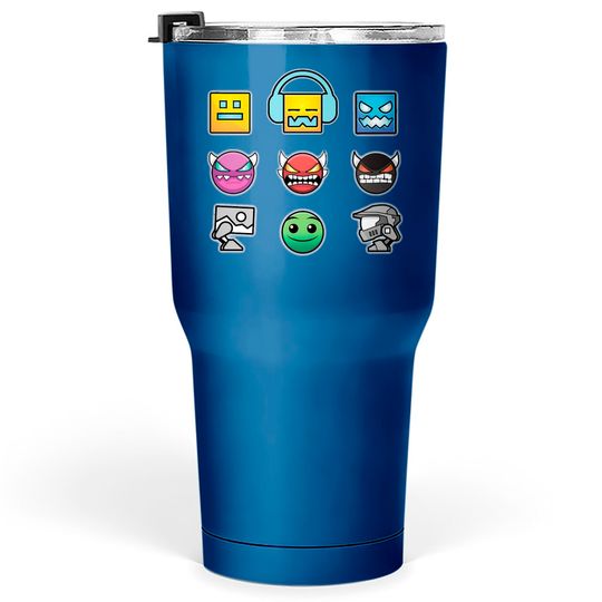 Discover geometry dash unblocked level Tumblers 30 oz