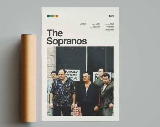 Discover The Sopranos Poster, Modern Tv Series Poster