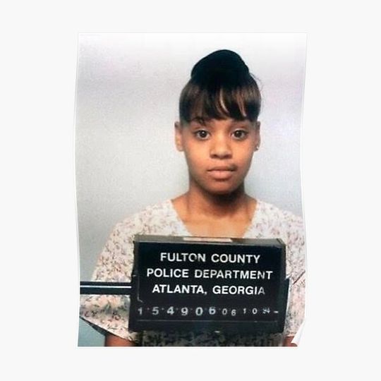 Discover Lisa "Left Eye" Lopes Mugshot Premium Matte Vertical Poster