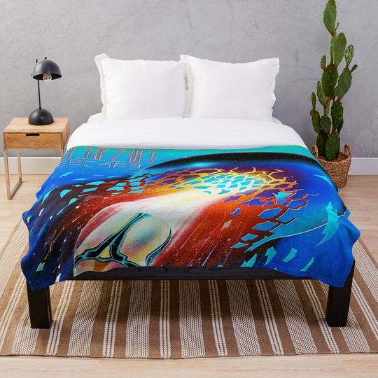 Discover journey band escape 2021 oranye Throw Blanket