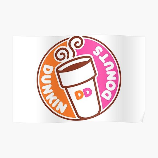Discover Donuts DD Premium Matte Vertical Poster