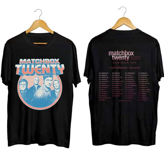 Discover Matchbox Twenty Slow Dream Tour 2023 Shirt, Matchbox Twenty Band Fan Shirt