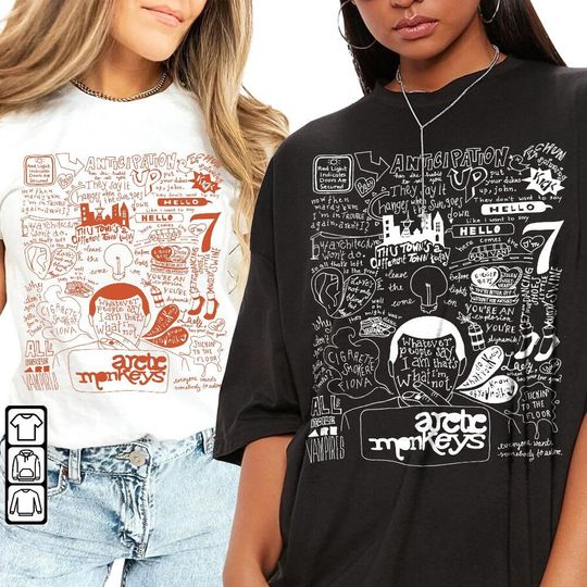 Discover Arctic Monkeys Album T-Shirt V2