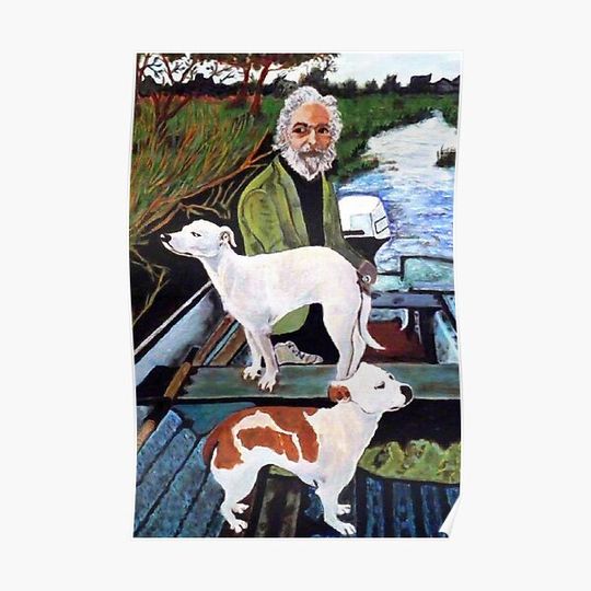 Discover Oldman and dog Premium Matte Vertical Poster