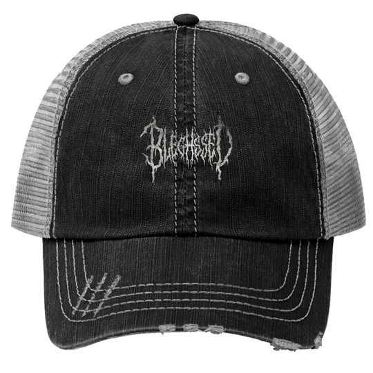 Discover Bleghsed Metalcore Blegh Design Print Trucker Hat