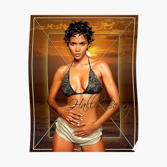 Discover Halle Berry Poster Premium Matte Vertical Poster