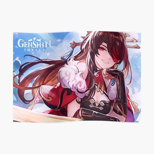Discover Beidou - Genshin Impact Premium Matte Vertical Poster