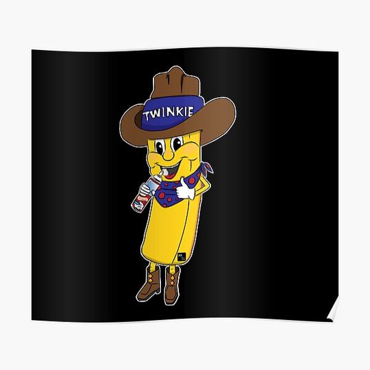 Discover Twinkie Cowboy Premium Matte Vertical Poster