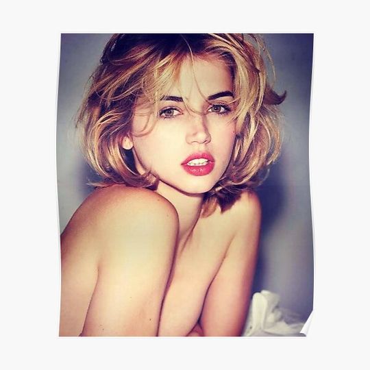 Discover Sexy Ana Photoshoot Premium Matte Vertical Poster