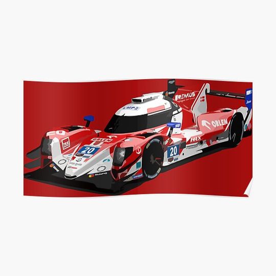 Discover Oreca LMP2 Premium Matte Vertical Poster