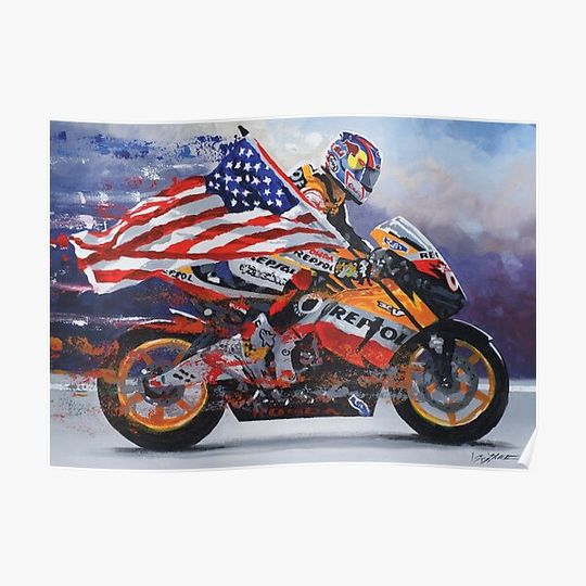 Discover NICKY HAYDEN Premium Matte Vertical Poster
