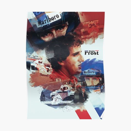 Discover Alain Prost Premium Matte Vertical Poster