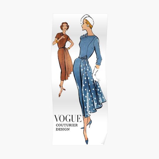 Discover Couturier Design The 50s 4 Premium Matte Vertical Poster