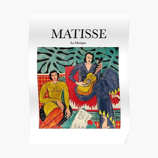 Discover Matisse - La Musique Premium Matte Vertical Poster