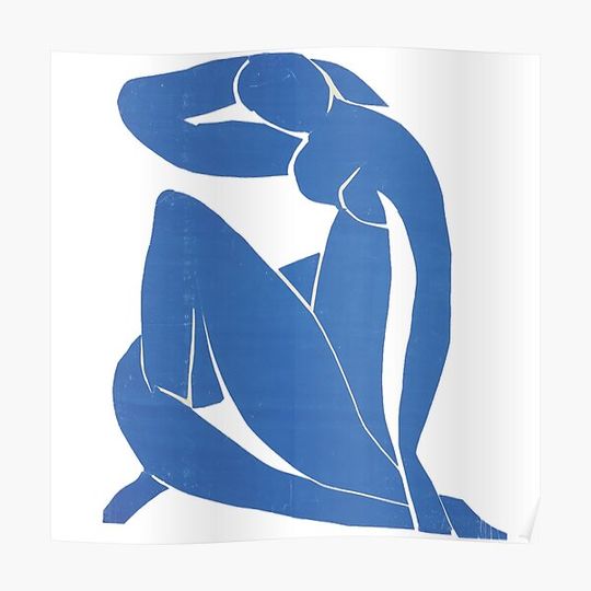 Discover Matisse Blue Muse Premium Matte Vertical Poster
