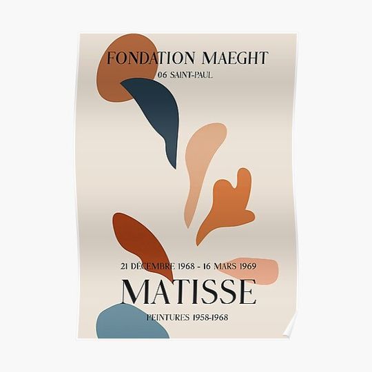 Discover The Peintures Fondation Maeght Premium Matte Vertical Poster
