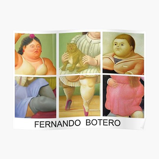 Discover FRD Botero,Aesthetic T-shirts Premium Matte Vertical Poster