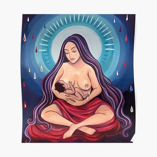 Discover Sacred Mother Premium Matte Vertical Poster