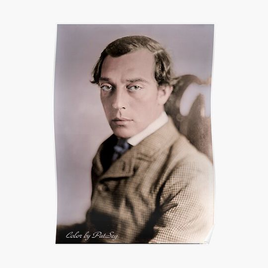 Discover Buster Keaton Premium Matte Vertical Poster