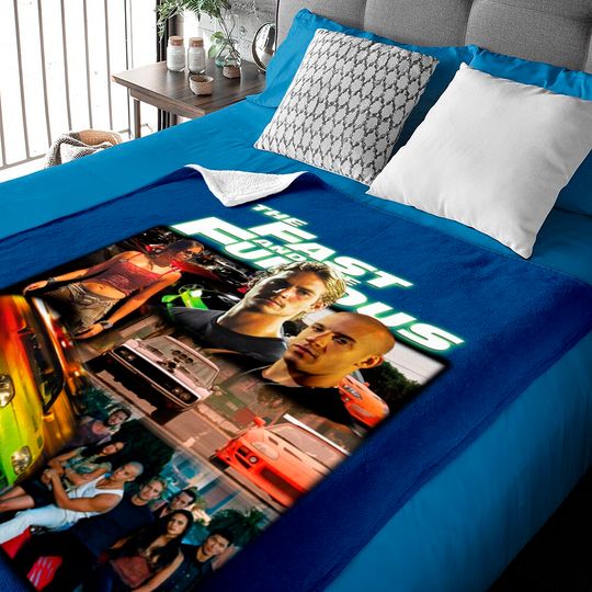 Discover Vintage Style The Fast and The Furious 2001 Movie Graphic Baby Blankets