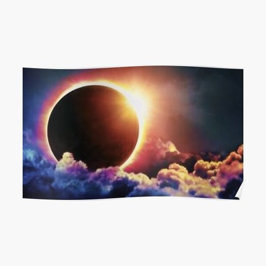 Discover solar eclipse Premium Matte Vertical Poster