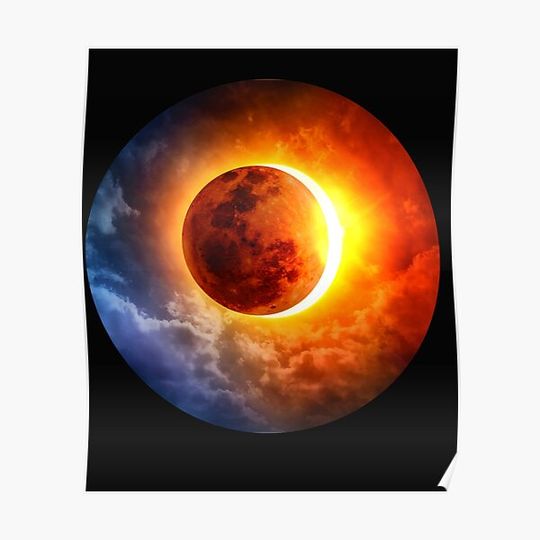 Discover Solar eclipse Premium Matte Vertical Poster