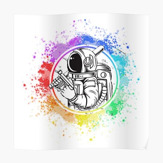 Discover Astronout Premium Matte Vertical Poster