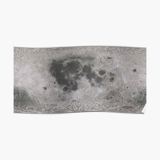 Discover MOON SURFACE Premium Matte Vertical Poster