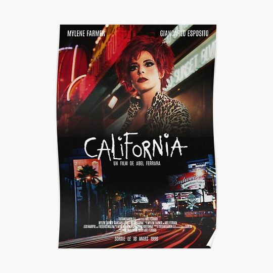Discover Mylene Farmer - California - Poster Premium Matte Vertical Poster