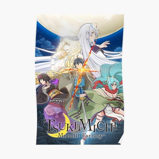Discover Tsukimichi Moonlit Fantasy Premium Matte Vertical Poster