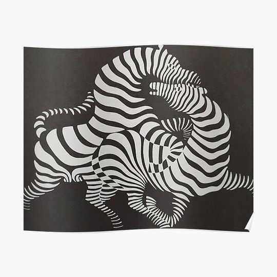 Discover Victor Vasarely Premium Matte Vertical Poster