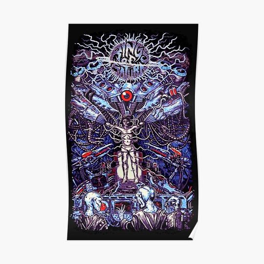 Discover Rings of Saturn Band Premium Matte Vertical Poster