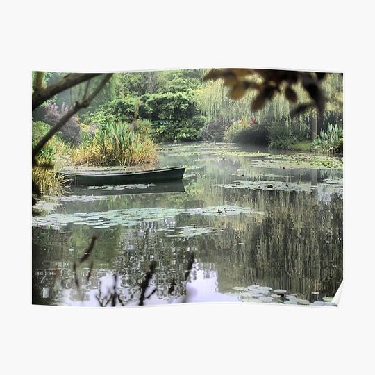 Discover Monet's Garden -- Waterlilies (2) Premium Matte Vertical Poster