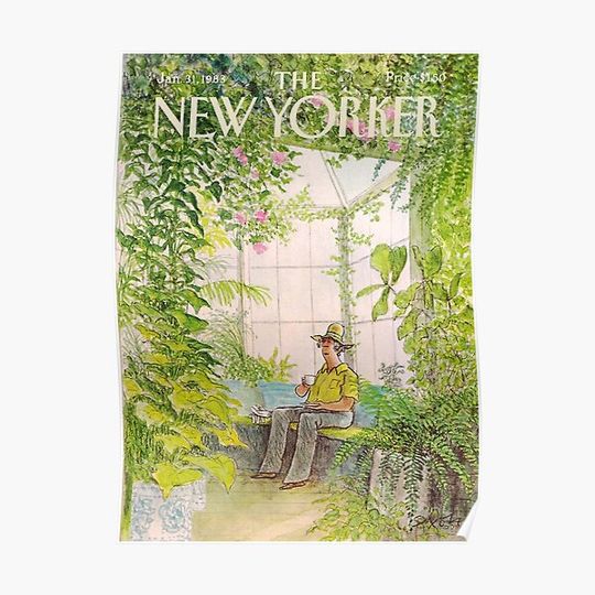Discover The New Yorker vintage cover Premium Matte Vertical Poster