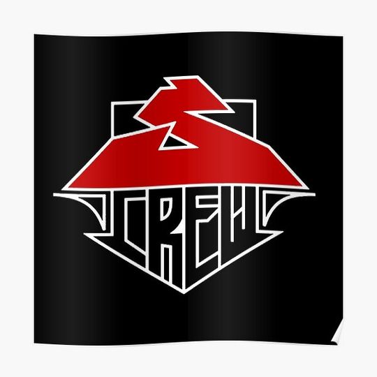 Discover S-crew srz2001 OLD school logo Premium Matte Vertical Poster