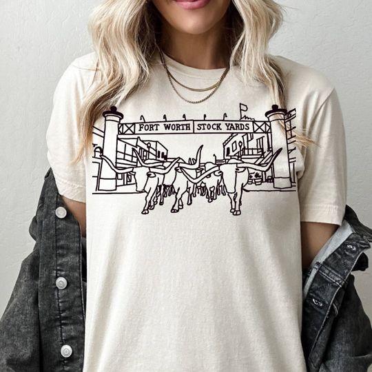 Discover Fort Worth Stockyards Graphic T-Shirt