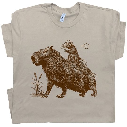 Discover Capybara Shirt Rodent Shirts Funny Capybara Shirts