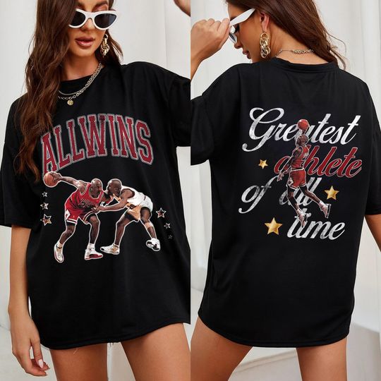 Discover Michael Jordan Allwins Vintage Shirt, Michael Jordan Fan Tees, Basketball Shirt