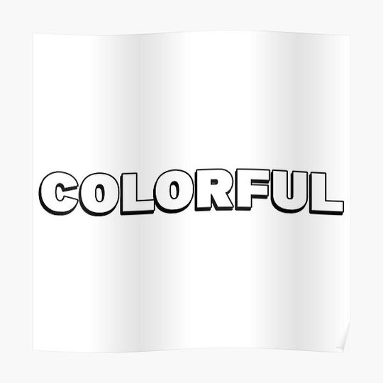Discover Colorful Premium Matte Vertical Poster