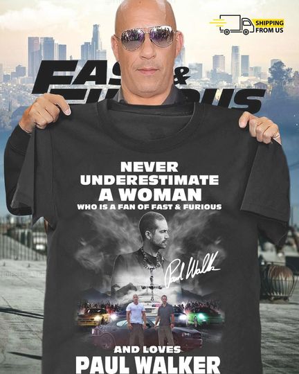 Discover Paul Walker Fast And Furious Anniversary T-Shirt