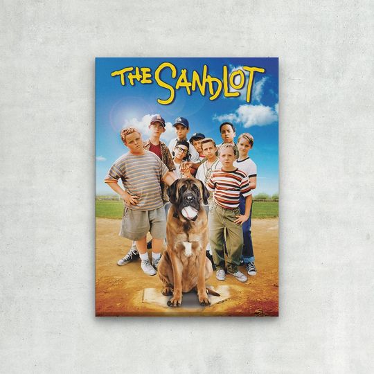 Discover The SANDLOT Movie Poster - Vintage Baseball Poster