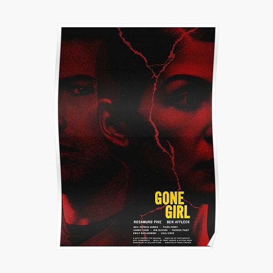 Discover Gone Girl (2014) - Movie poster design Premium Matte Vertical Poster