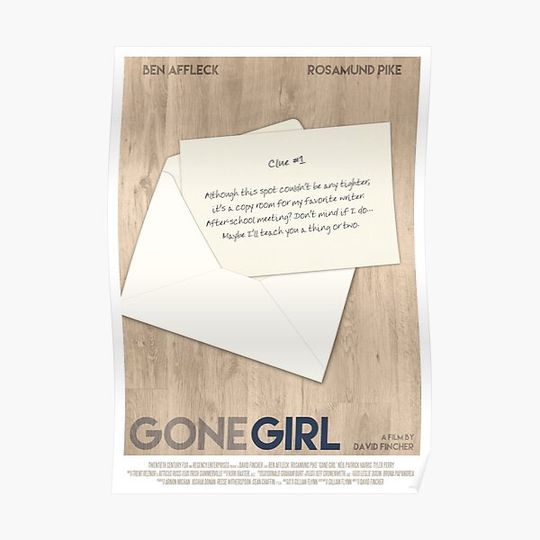 Discover Gone Girl film poster Premium Matte Vertical Poster