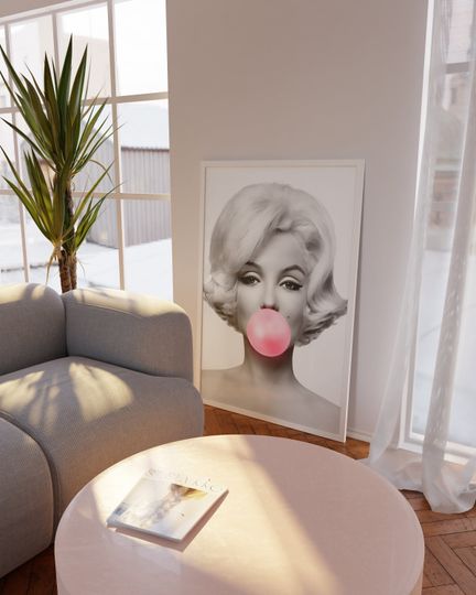 Discover Marilyn Monroe  Bubble Gum Poster