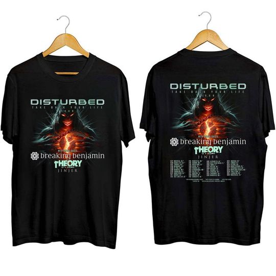 Discover Take Back Your Life Tour Shirt,  Disturbed World Tour 2023 Shirt, Disturbed Take Back Your Life Concert 2023 Shirt