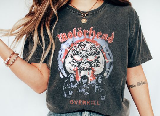 Discover s Motorhead T-Shirt, Oversized Shirt, Classic Rock, Vintage